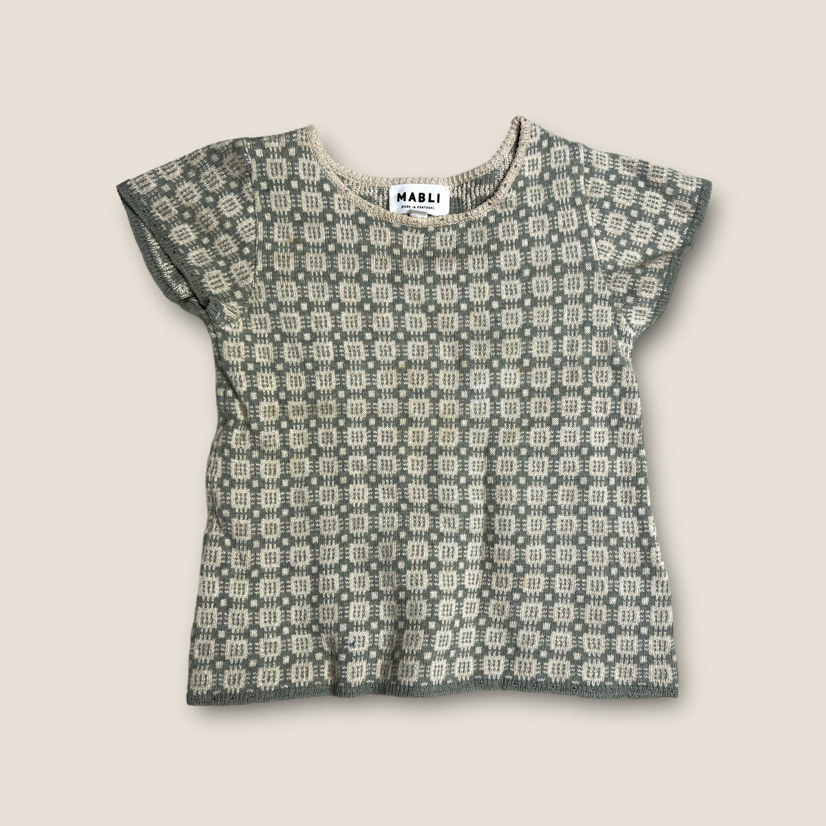 Mabli Cotton / Linen Knit Top size 2 years