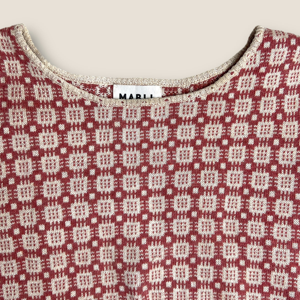 Mabli Cotton / Linen Knit Top size 6 years