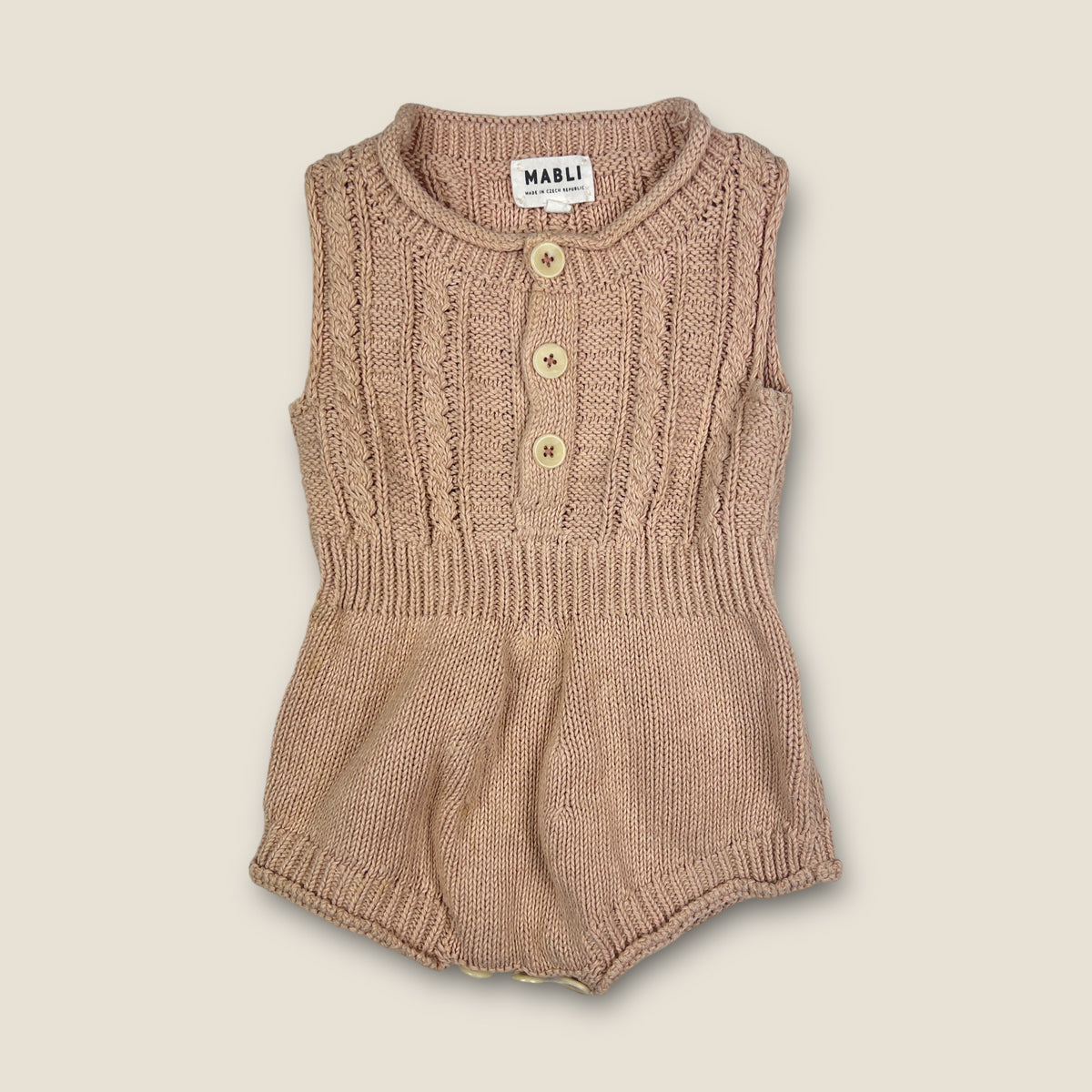 Mabli Knitted Romper size 6 months